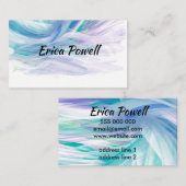 abstrakte Pinselstrichkunst Visitenkarte (Vorne/Hinten)