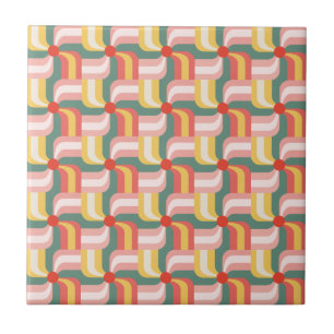 Abstrakte Pinwheels Fliese