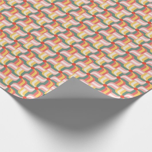 Abstrakte Pinwheels Geschenkpapier (Ecke)