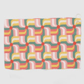 Abstrakte Pinwheels Golfhandtuch (Horizontal)