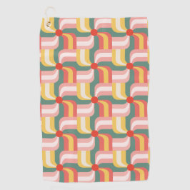 Abstrakte Pinwheels Golfhandtuch