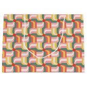 Abstrakte Pinwheels Große Geschenktüte (Vorderseite)