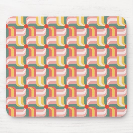 Abstrakte Pinwheels Mousepad (Vorne)