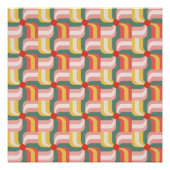 Abstrakte Pinwheels Poster (Vorderseite)