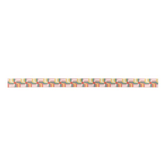 Abstrakte Pinwheels Satinband (Vorderseite)