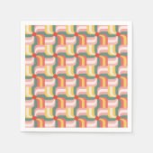 Abstrakte Pinwheels Serviette (Vorderseite)