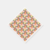 Abstrakte Pinwheels Serviette (Ecke)