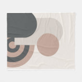 Abstrakte Plakate Fleecedecke (Vorderseite (Horizontal))