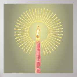 abstrakte Plakatwand Poster