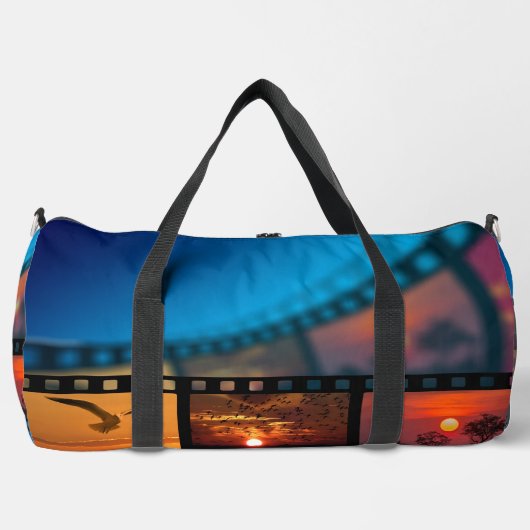 Abstrakte Planeten Duffle Bag (Vorderseite)