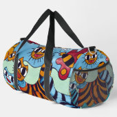 Abstrakte Planeten Duffle Bag (Rechte Ecke)