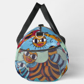Abstrakte Planeten Duffle Bag (Rechts)