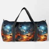 Abstrakte Planeten Duffle Bag (Vorderseite)