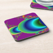 Abstrakte Planeten in Ausrichtung Getränkeuntersetzer (Linke Seite)