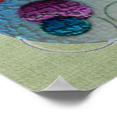 Abstrakte Planeten Poster (Ecke)