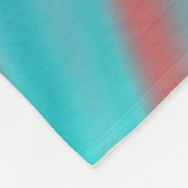 Abstrakte Planeten Rings Fleecedecke (Ecke)