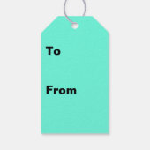 Abstrakte Plasma-Feldfarben für die Wiedereinführu Geschenkanhänger (Rückseite)