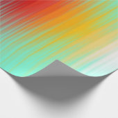 Abstrakte Plasma-Feldfarben für die Wiedereinführu Geschenkpapier (Ecke)