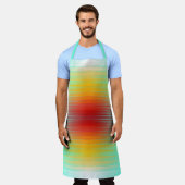 Abstrakte Plasma-Feldfarben für die Wiedereinführu Schürze (Getragen)