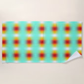 Abstrakte Plasma-Feldfarben für die Wiedereinführu Strandtuch (Vorderseite)