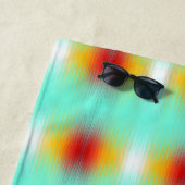 Abstrakte Plasma-Feldfarben für die Wiedereinführu Strandtuch (Beispiel)