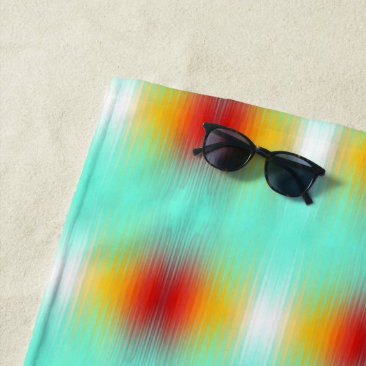 Abstrakte Plasma-Feldfarben für die Wiedereinführu Strandtuch (Beispiel)