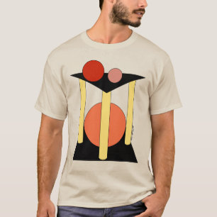 Abstrakte Plattformen, Säulen und Kreise T-Shirt