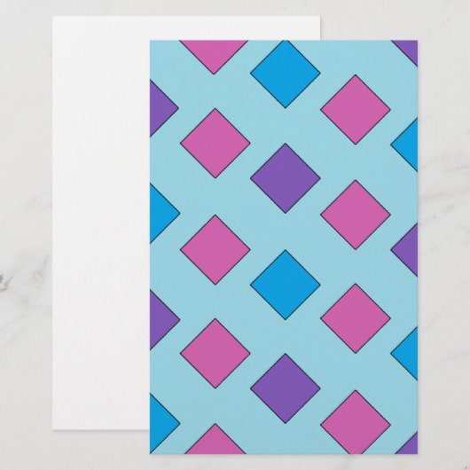 Abstrakte Plätze Papier (Vorne/Hinten)