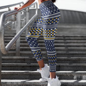 abstrakte Polargrenzen Leggings