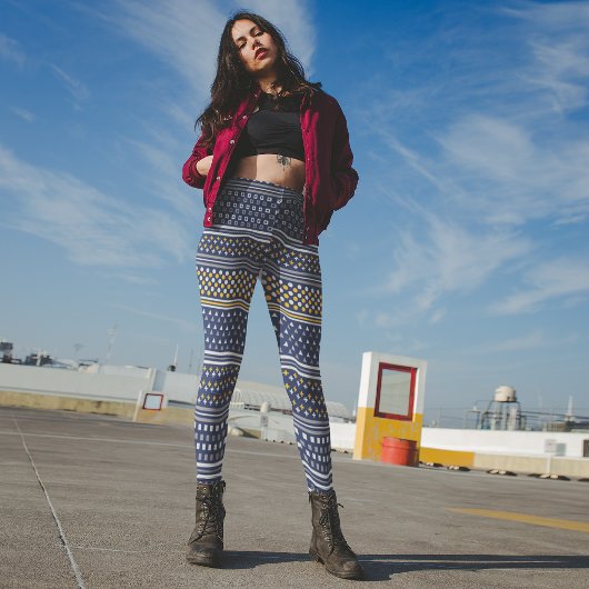abstrakte Polargrenzen Leggings