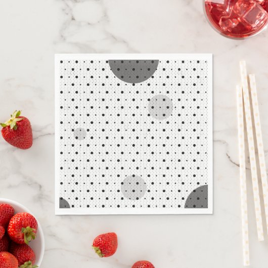 Abstrakte Polka Dots h11 Serviette (Beispiel)