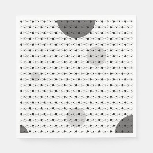 Abstrakte Polka Dots h11 Serviette (Vorderseite)