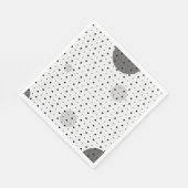 Abstrakte Polka Dots h11 Serviette (Ecke)