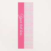 Abstrakte Polka dots rosa Textur.Text. Yogamatte (Vorderseite)