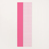 Abstrakte Polka dots rosa Textur.Text. Yogamatte (Rückseite)