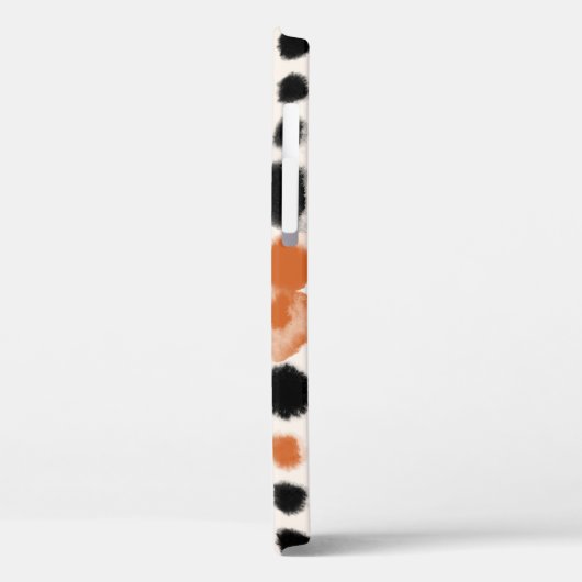 Abstrakte Polka Punkte: Aquarellgeometrie. Case-Mate iPhone Hülle (Rückseite / Links)