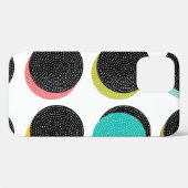 Abstrakte Polka-Punkte im Stil der Case-Mate iPhone Hülle (Rückseite (Horizontal))