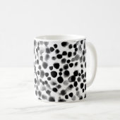 Abstrakte Polka-Punkte nahtlos Kaffeetasse (VorderseiteRechts)