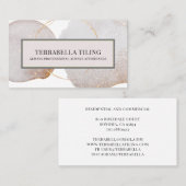 Abstrakte Polsterfußkarte Visitenkarte (Vorne/Hinten)