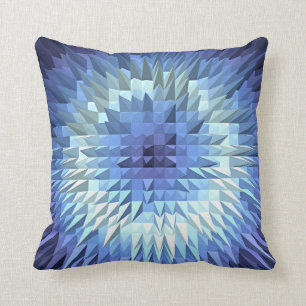 Abstrakte polygonale geometrische Beschaffenheit Kissen