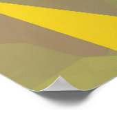 Abstrakte Polygone 141 Poster (Ecke)