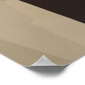 Abstrakte Polygone 212 Poster (Ecke)