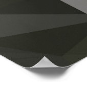 Abstrakte Polygone 214 Poster (Ecke)