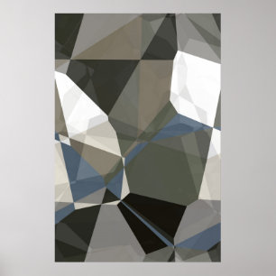 Abstrakte Polygone 214 Poster