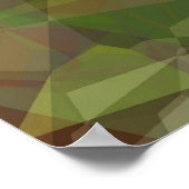 Abstrakte Polygone 224 Poster (Ecke)