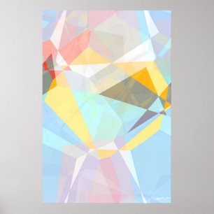 Abstrakte Polygone 29 Poster