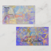 Abstrakte Polygone 36 Visitenkarte (Vorne/Hinten)