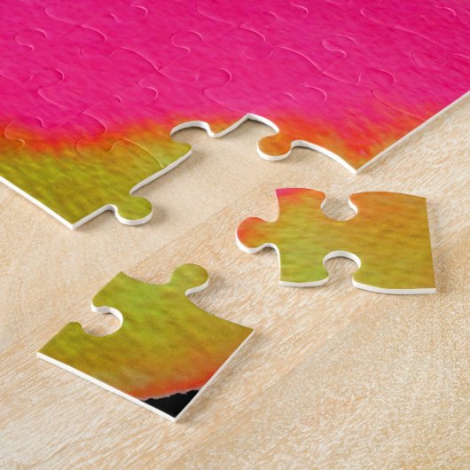 Abstrakte Pop-Kunstfarben Puzzle (Seite)