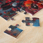 Abstrakte Poppies-Malerei Puzzle (Seite)