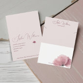 Abstrakte Poppy Necklace Juwelier Display Card